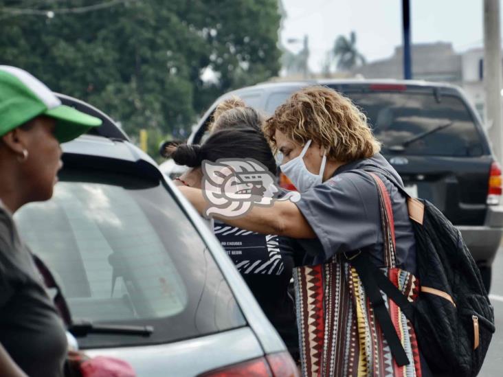 Se registra accidenten en calles de Veracruz; deja una persona lesionada