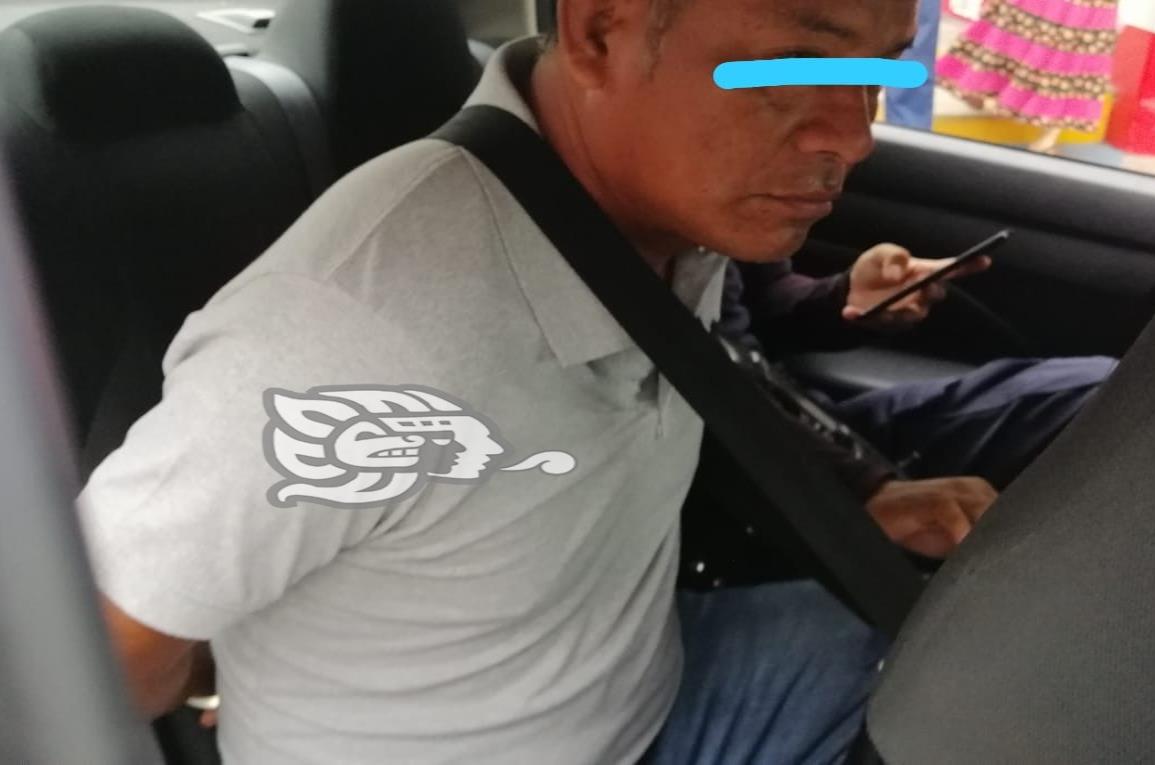 Sorprenden a ladrón en tienda abarrotera de Nanchital