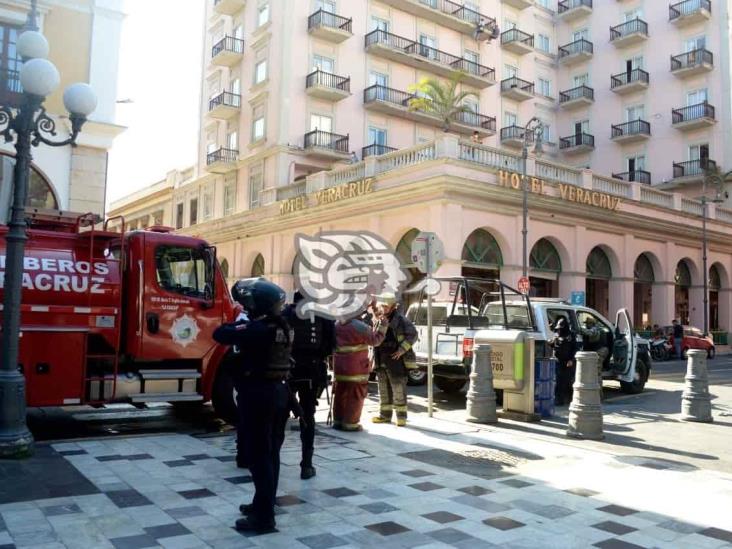 Se registra conato de incendio en restaurante del centro de Veracruz