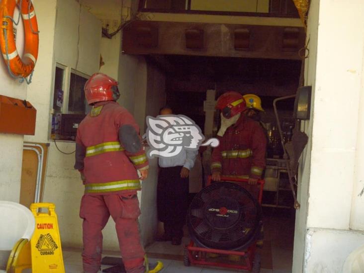 Se registra conato de incendio en restaurante del centro de Veracruz