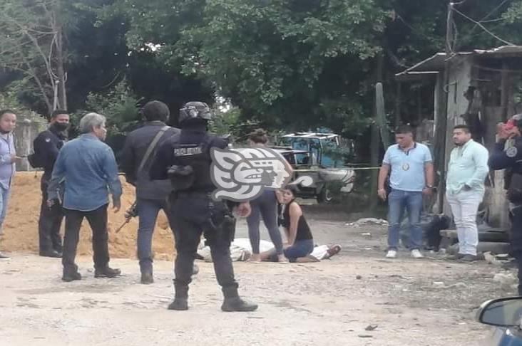 Sujeto asesinó a balazos a dos personas en Las Choapas