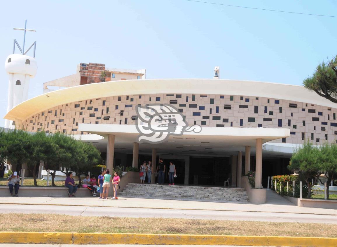 Ya esperan a peregrinos en Santuario de Guadalupe de Coatzacoalcos