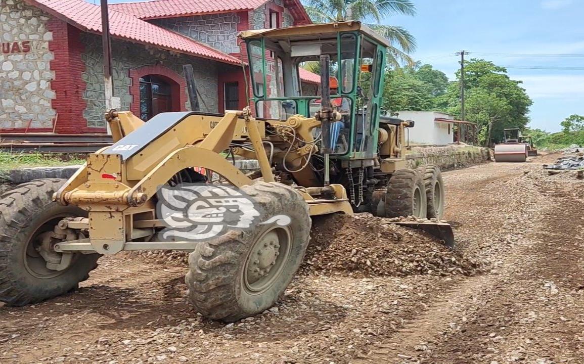 Vías férreas Coatzacoalcos-Salina Cruz, con 65% de avance