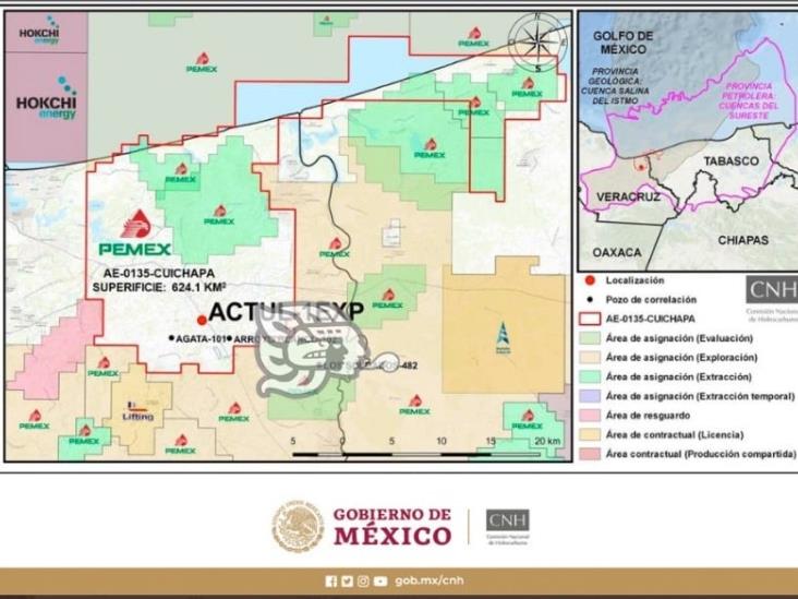 Descubre Pemex nuevo pozo cerca de Moloacán