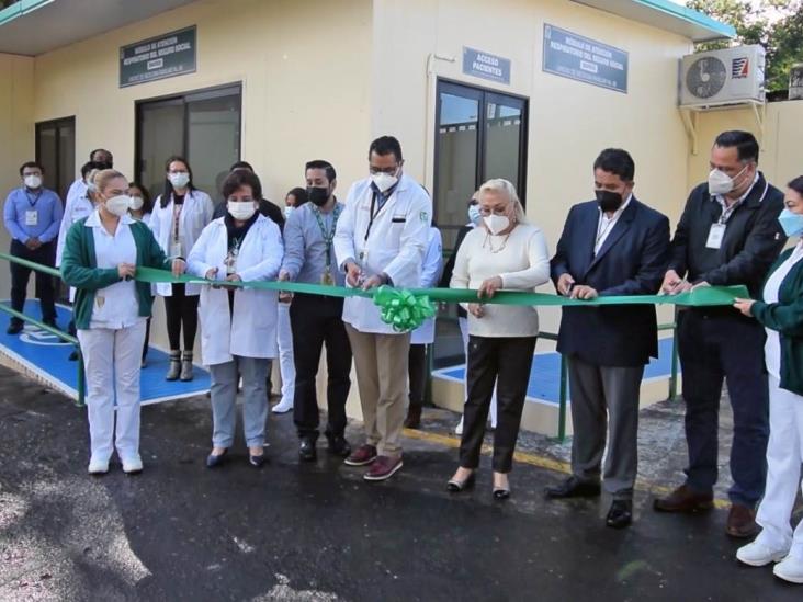 Inaugura IMSS Veracruz Norte nuevo Módulo de Atención Respiratoria en UMF No. 66