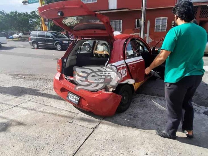 Choque entre dos unidades, deja una persona lesionada en Veracruz