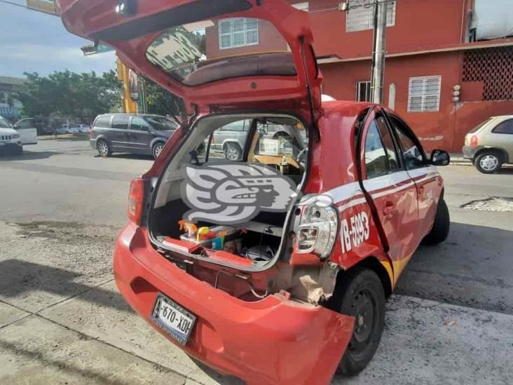 Choque entre dos unidades, deja una persona lesionada en Veracruz