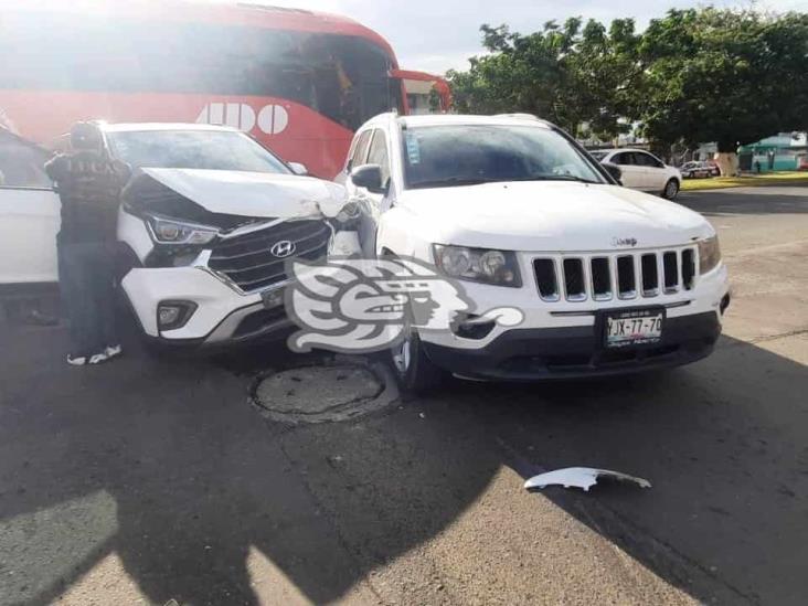 Choque entre dos unidades, deja una persona lesionada en Veracruz