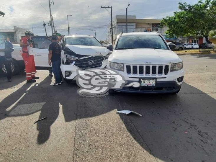 Choque entre dos unidades, deja una persona lesionada en Veracruz