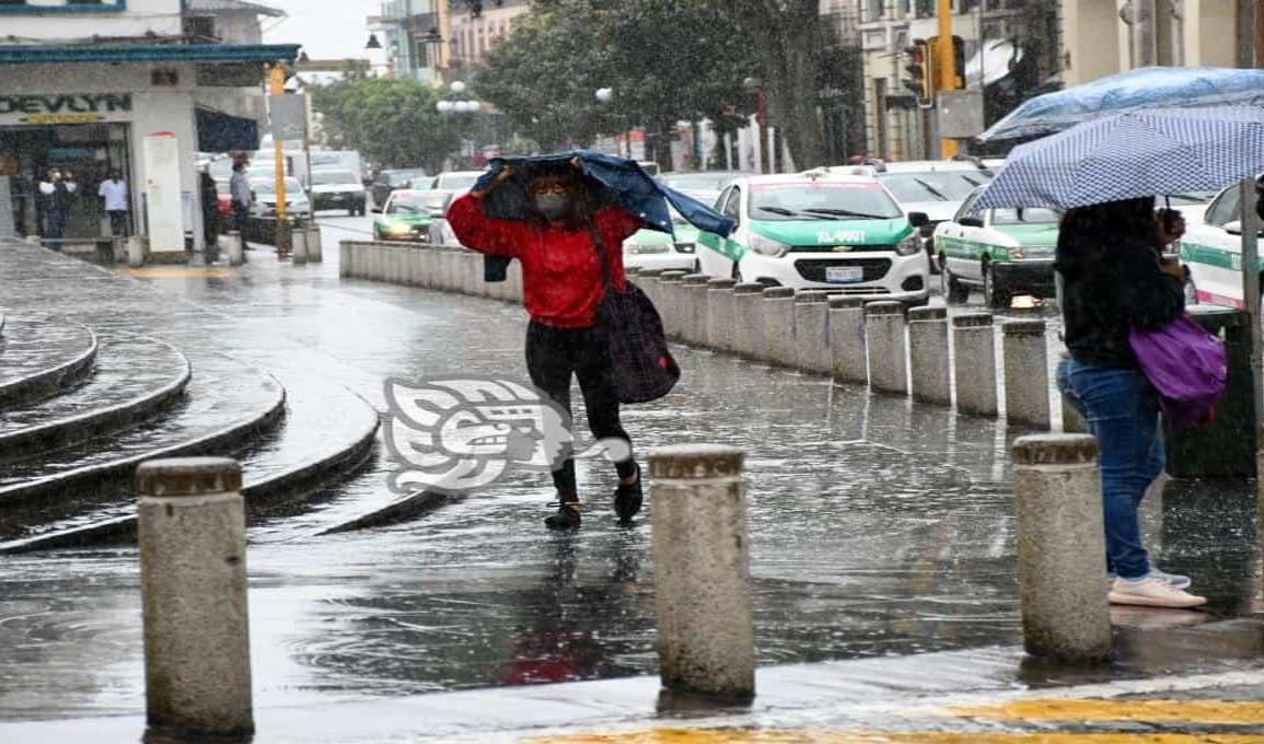 Lluvias y nieblas en Veracruz por frente frío 10, lunes y martes