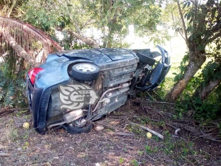 Volcadura en carretera Misantla-Martínez de la Torre; un lesionado