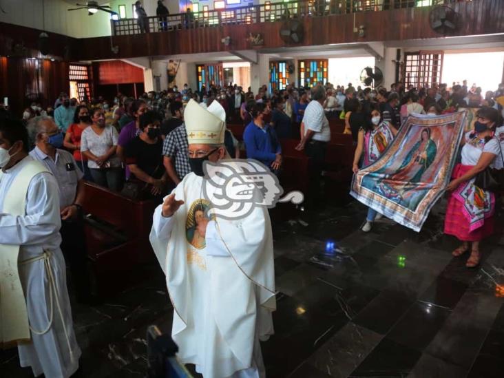 Sigue vivo el fervor guadalupano en Coatzacoalcos