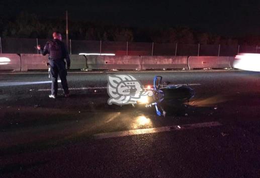 Impacta motocicleta a caballo y lo hace pedazos