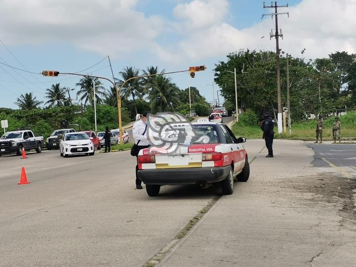 Infraccionan al menos 10 en operativo cero tolerancia de Nanchital 