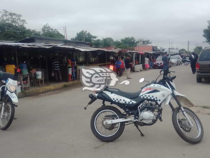 Encuentran a hombre sin vida en mercado de Jáltipan