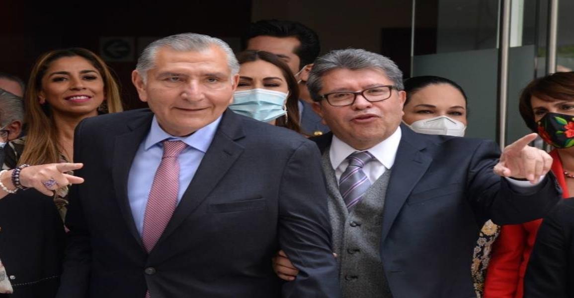 Monreal  aboga ante Adán Augusto López por presos políticos de Veracruz