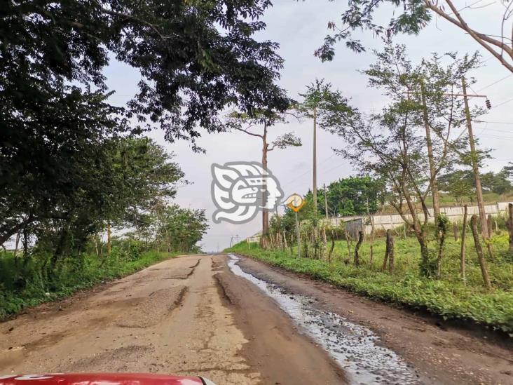 Intransitable el tramo carretero Nanchital-Villa del Espíritu Santo