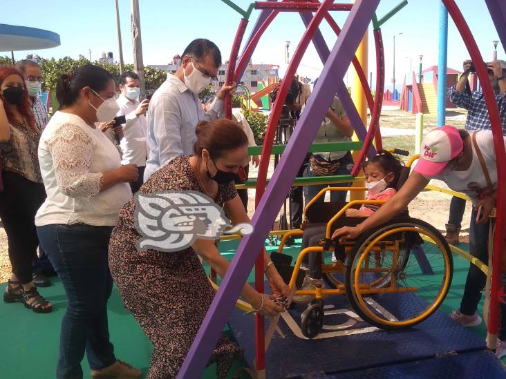 Inauguran el Parque Infantil Inclusivo Playa Sol