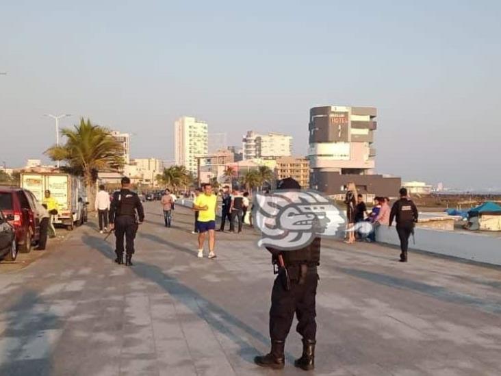 A las 07:02 horas, primer amanecer del 2022 en el puerto de Veracruz
