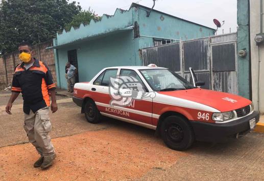 Taxista ebrio generó movilización de cuerpos de rescate en Acayucan