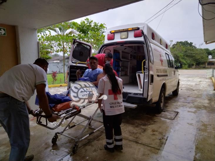 Flamazo en planta de Pemex en Moloacán; 4 trabajadores lesionados