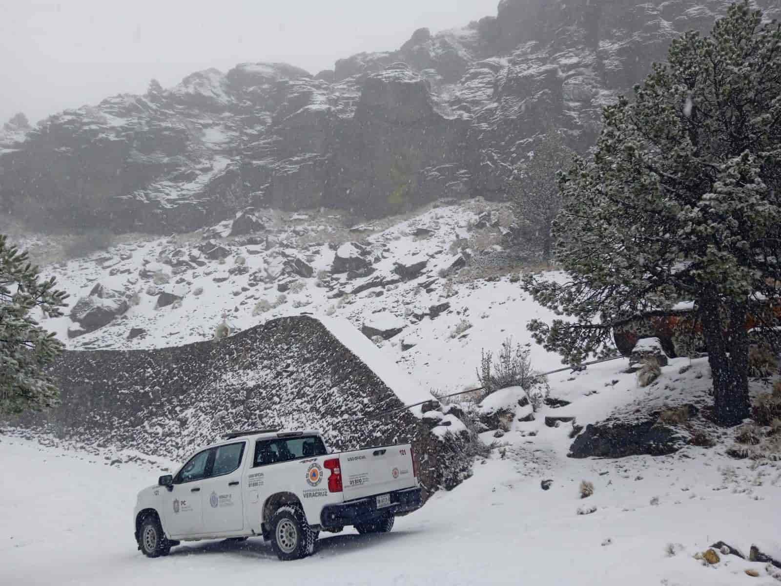 Por nevada restringen acceso al Cofre de Perote