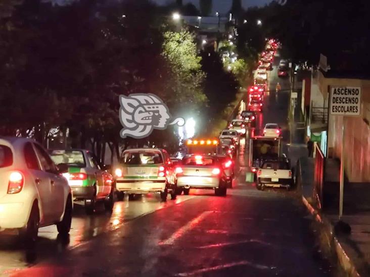 Lluvia provoca inundaciones este jueves en Xalapa; SSP activa Plan Tajín