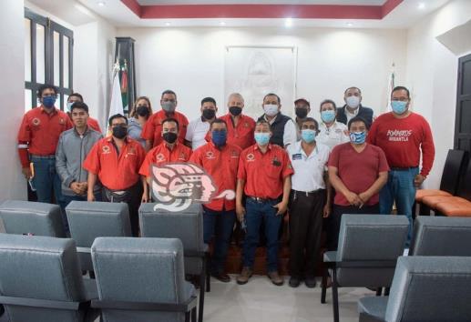 Bomberos de Misantla, con respaldo municipal
