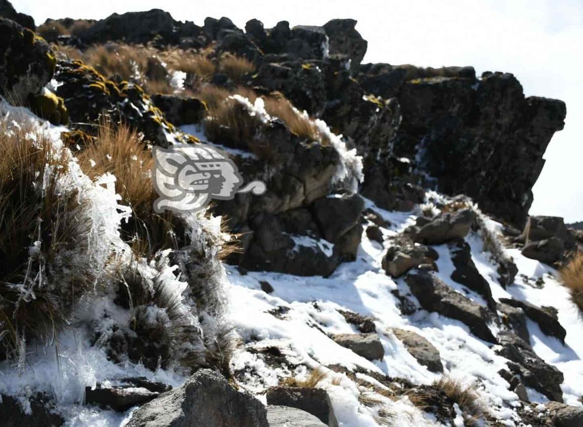 FF 22 dejó nevadas en Cofre y Pico; 5 grados en Naolinco