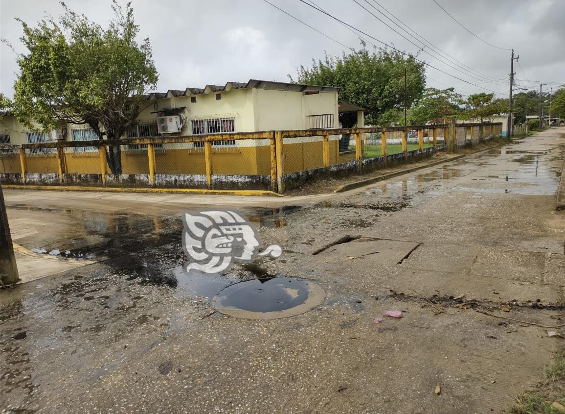 Padecen vecinos de Villa Cuichapa insoportable pestilencia 