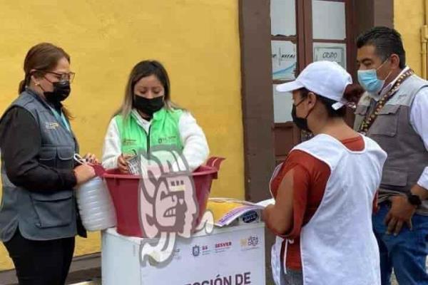 Para prevenir contagio de covid, locatarios del mercado Cerritos participan en taller