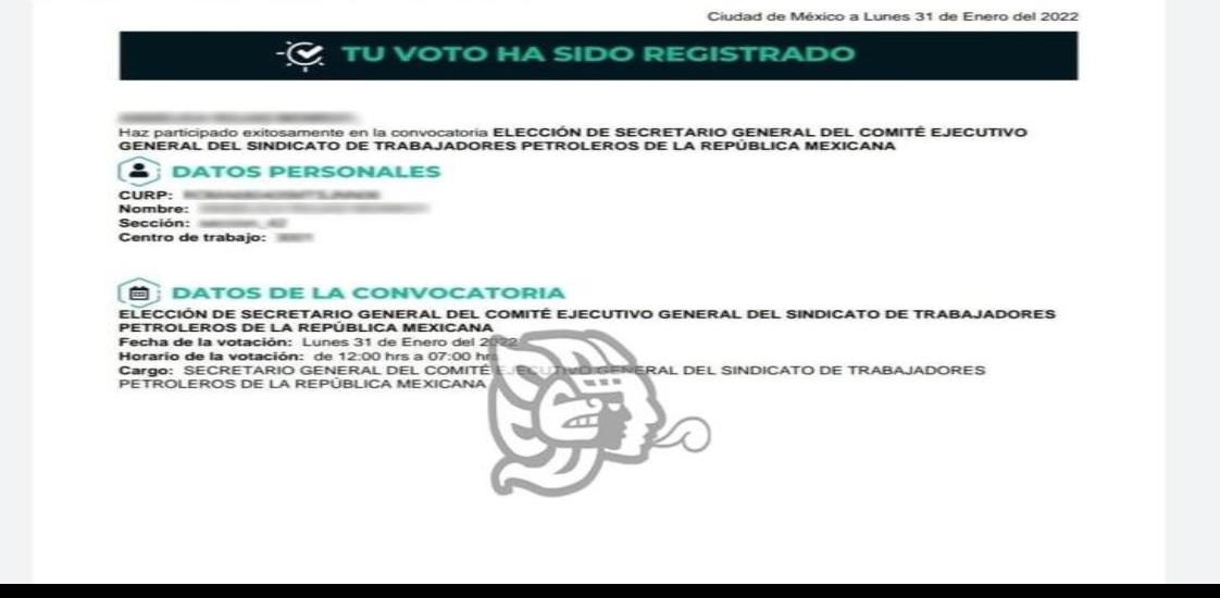 Petroleros de la Sección 22 votaron libre y en secreto