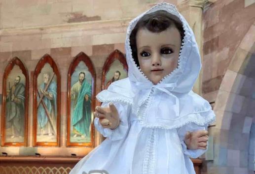 Por La Candelaria, realizan bendición del ´Niño Dios´ en parroquias de zona centro