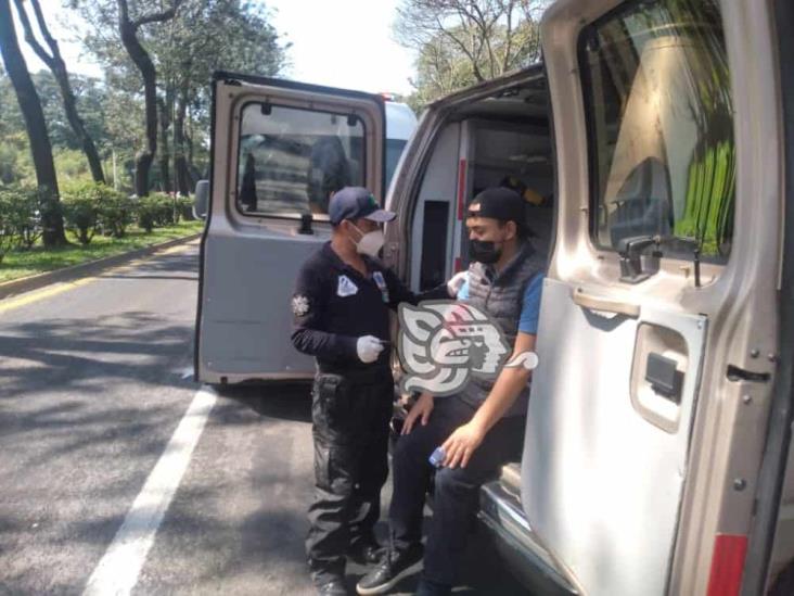 Choque de autobuses en Xalapa deja 15 personas lesionadas