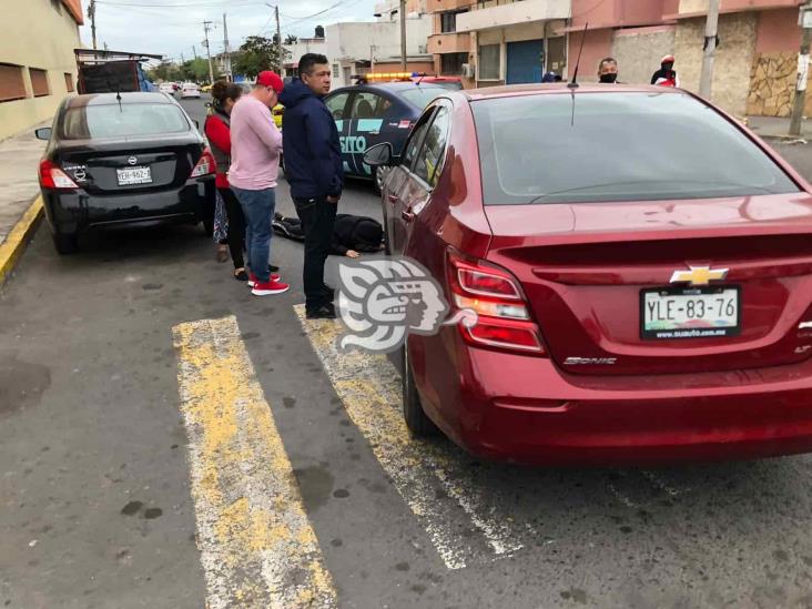 Atropellan a mujer en calles de Veracruz