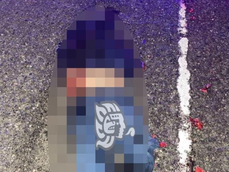 Identifican al vigilante arrollado en la autopista Cosoleacaque-Acayucan