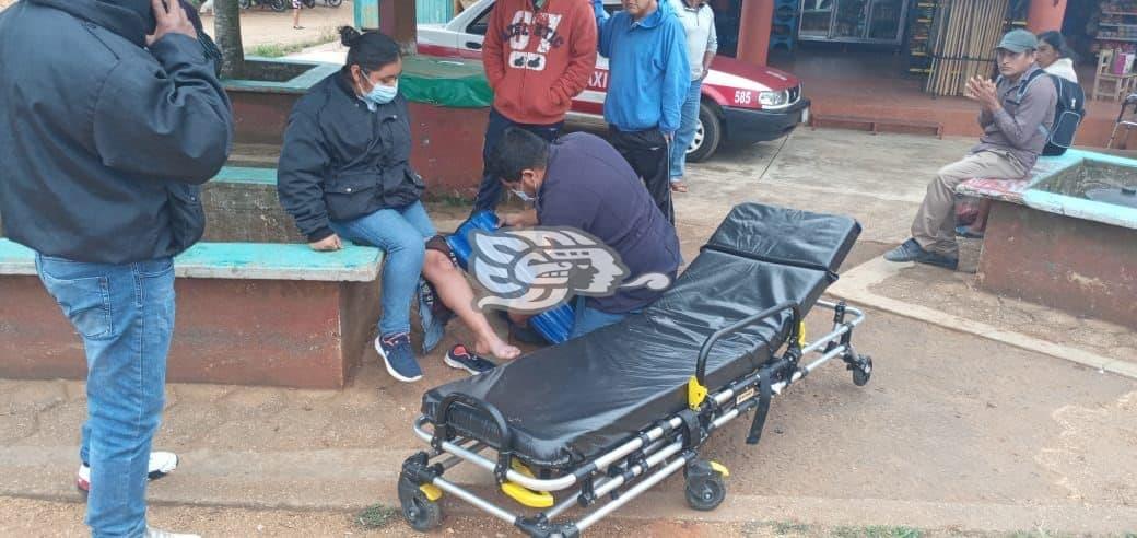 Durante choque resulta lesionada una mujer en Acayucan