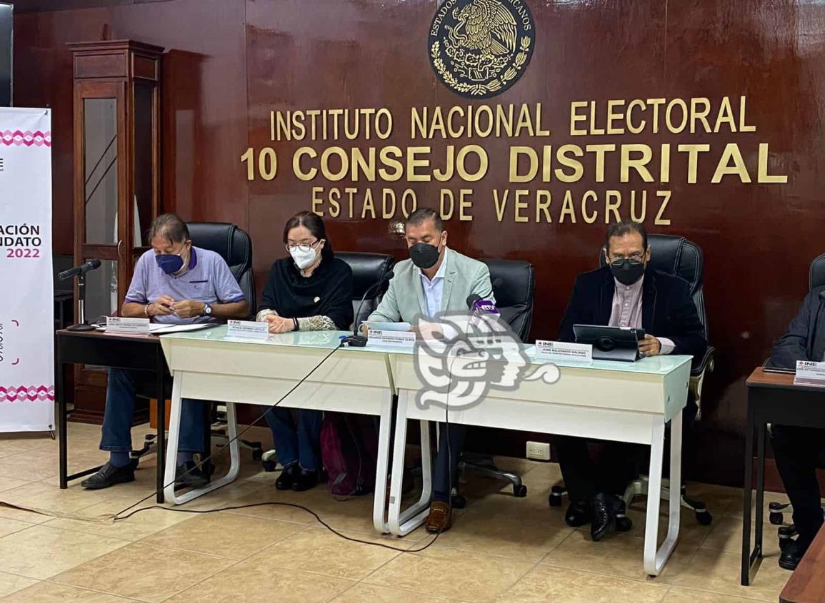 Avanza organización para la consulta de revocación en Veracruz