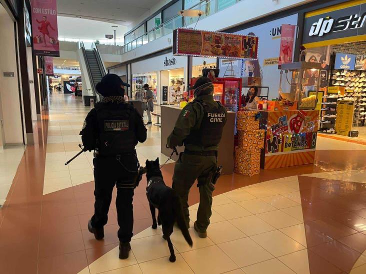 Implementan operativo  de vigilancia en plazas comerciales de Coatzacoalcos 