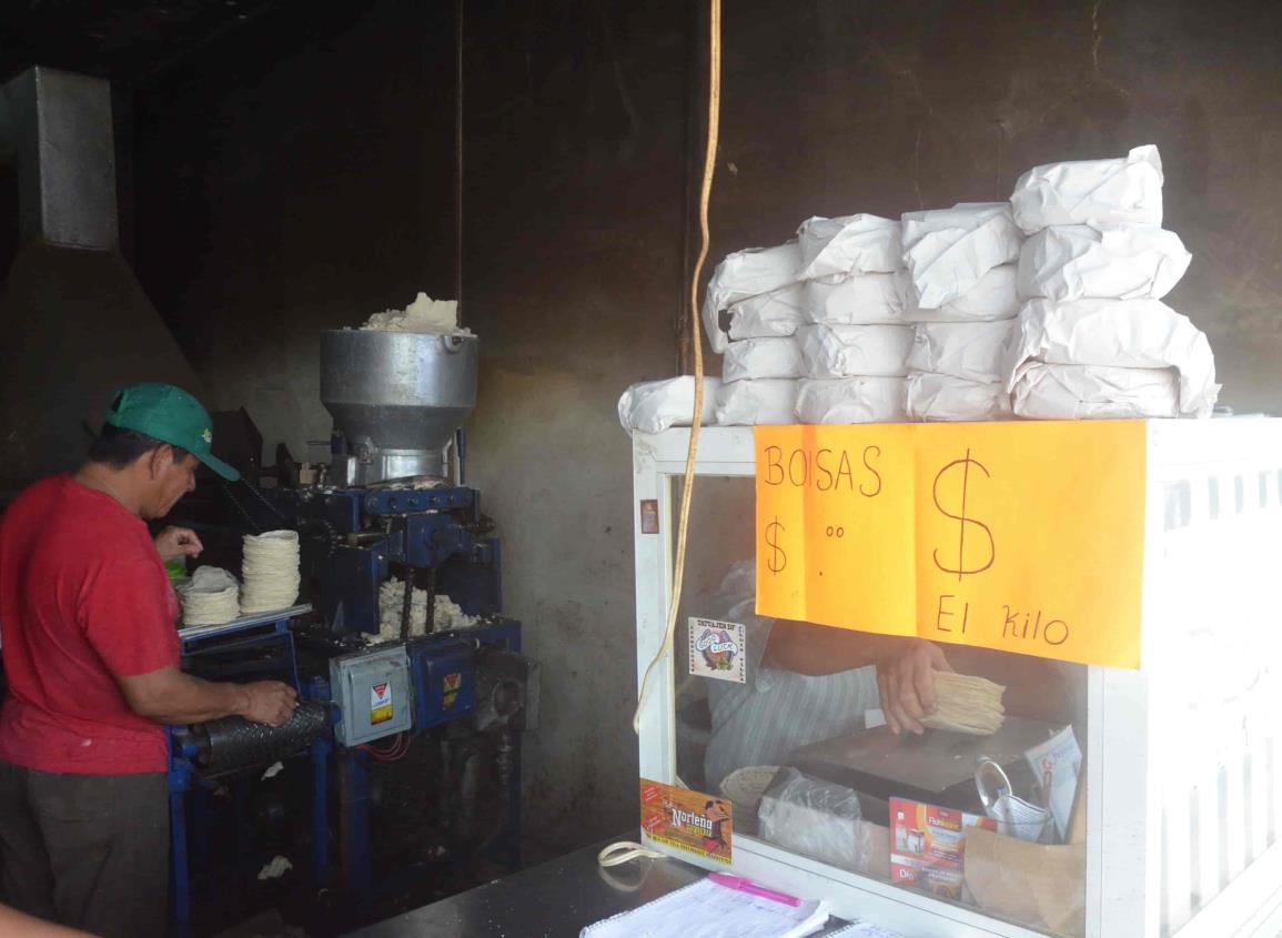 ¡Golpe a la canasta básica! sin aviso aumentan hasta en $23 pesos el kilo de tortilla