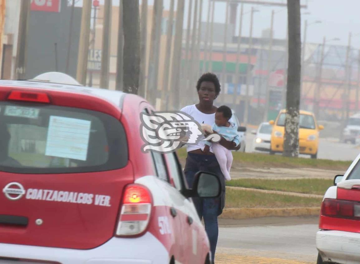 Con constancia de refugio, mayoría de migrantes varados en Coatzacoalcos