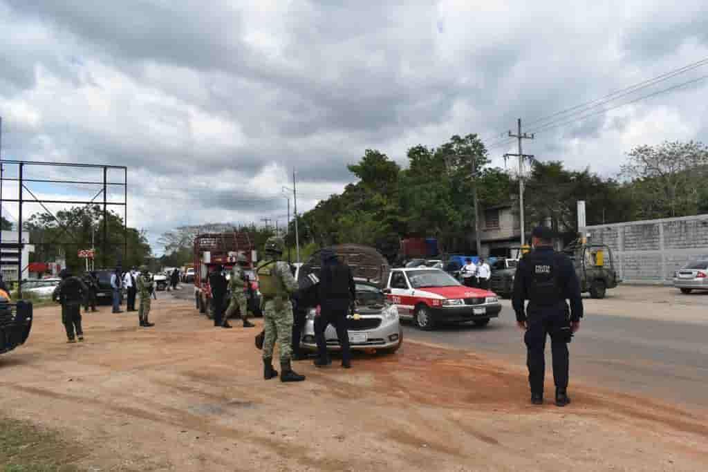 Fueras estatales y federales implementan  operativo sorpresa en la Costera del Golfo