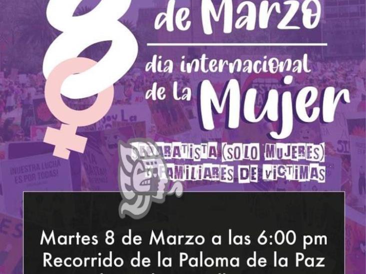 Medusas de la Costa convoca a marcha pacífica por el 8M en Coatzacoalcos