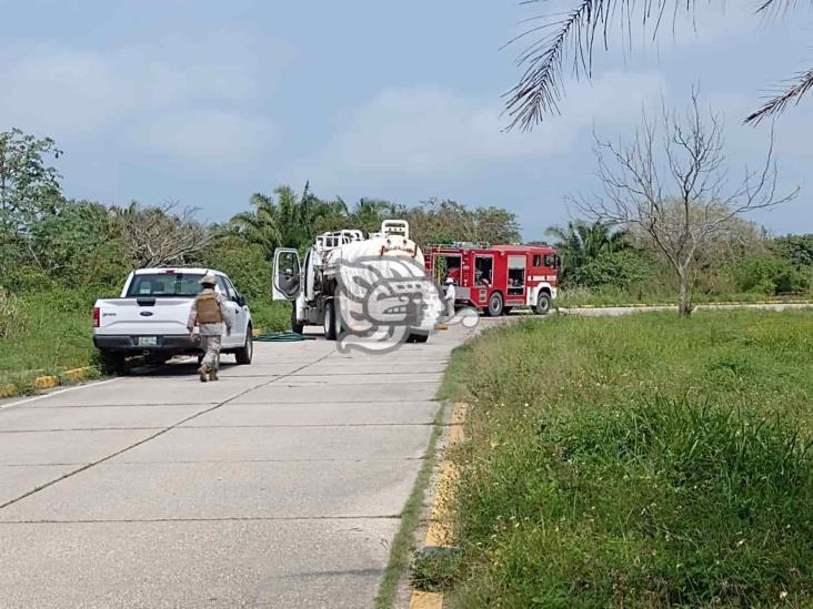 Controlan derrame de combustible en Mundo Nuevo