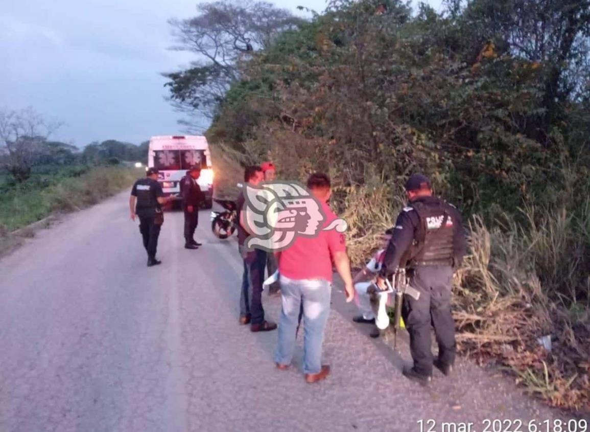 Ataca vaca a motociclista en Texistepec