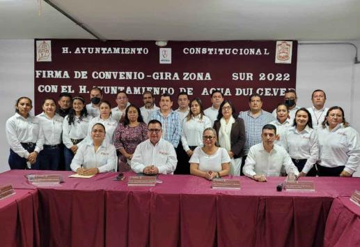 Gobierno de Agua Dulce y la CEDHV firman acuerdo para garantizar los Derechos Humanos