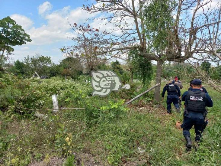 Encuentran cuerpo dentro de un pozo en Martínez de la Torre