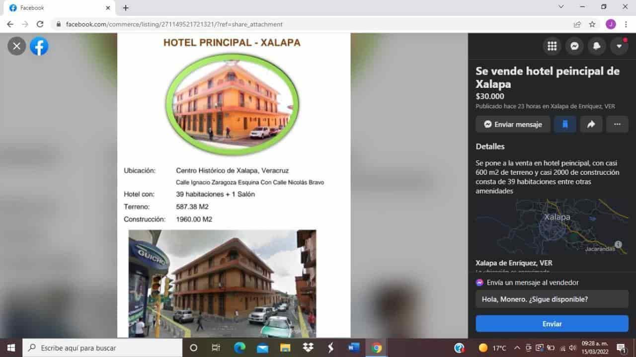 Pandemia devasta a hoteleros en Xalapa, uno más a punto de cerrar puertas