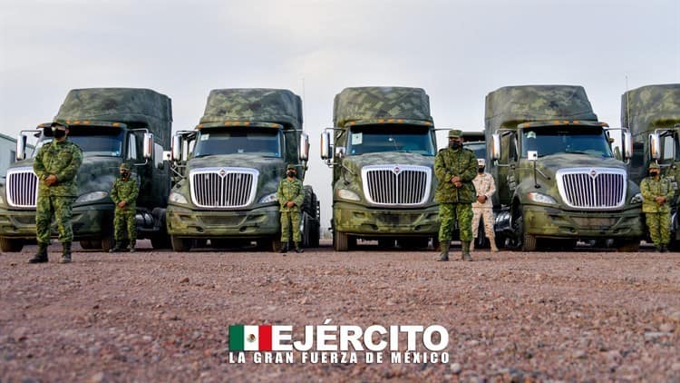 Sedena envía primer convoy con maquinaria para construcción de Tren Maya