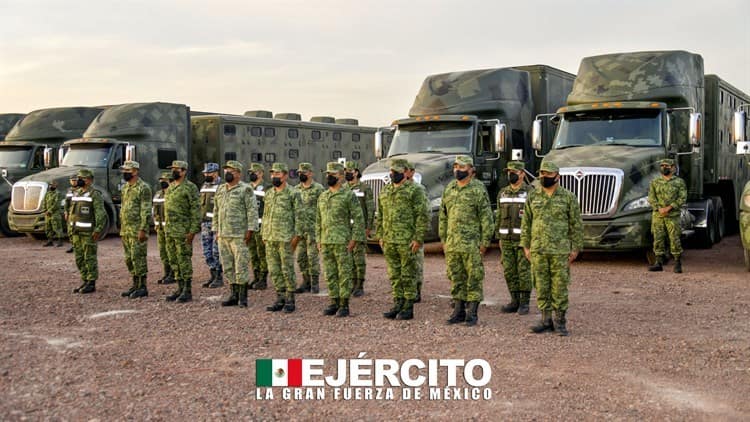 Sedena envía primer convoy con maquinaria para construcción de Tren Maya